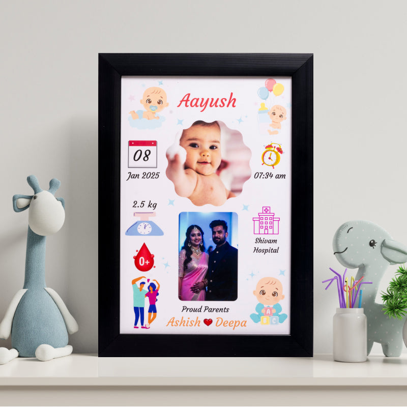 Baby Birth Frame - Design 4