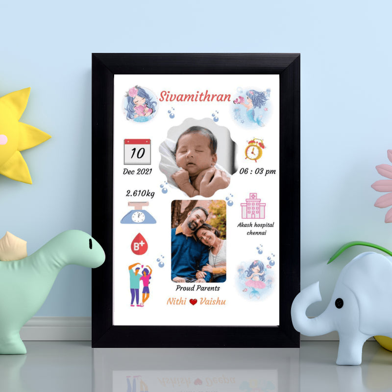 Baby Birth Frame - Design 4