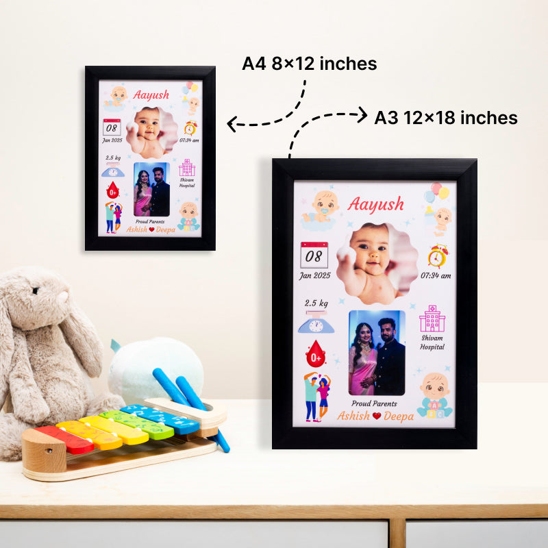 Baby Birth Frame - Design 4