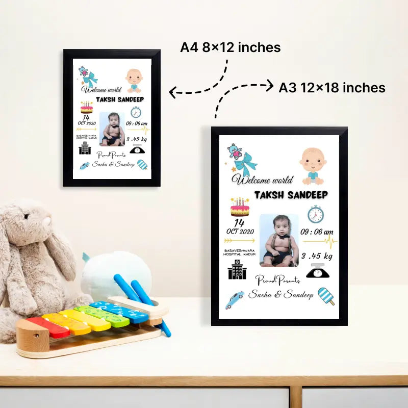 Personalized Baby Birth Frame – A Memory for Life