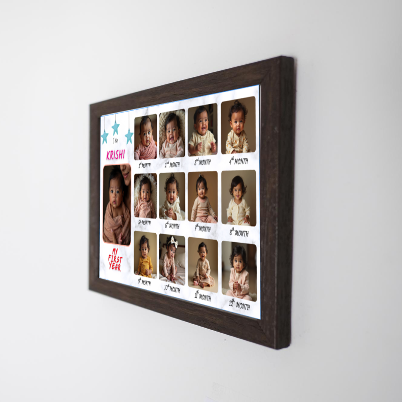 12 months Baby Photo Frame