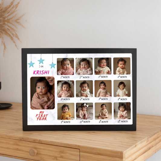 12 months Baby Photo Frame