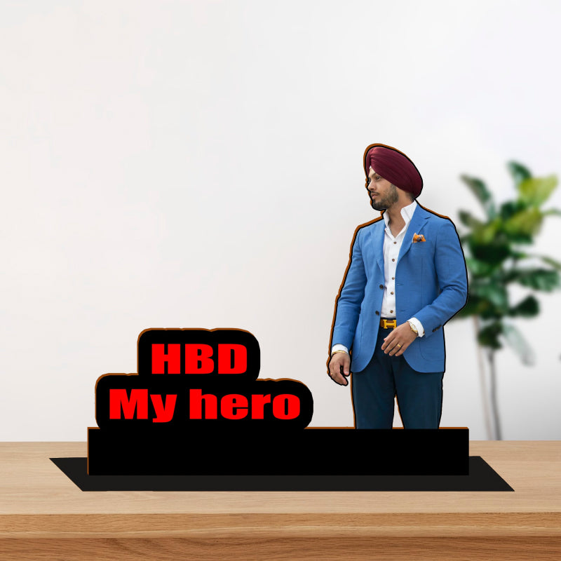 Wooden Photo Standy With Message - Photo Standy