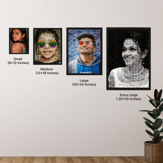 Personalised Photo Mosaic Frame