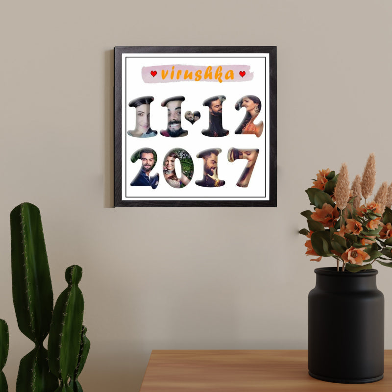 Personalised Date Photo Frame - Frame the Date