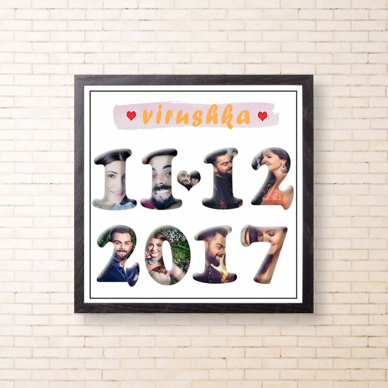 Personalised Date Photo Frame - Frame the Date