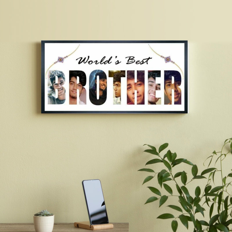 Best Brother Photo Frame - Gift for Brother