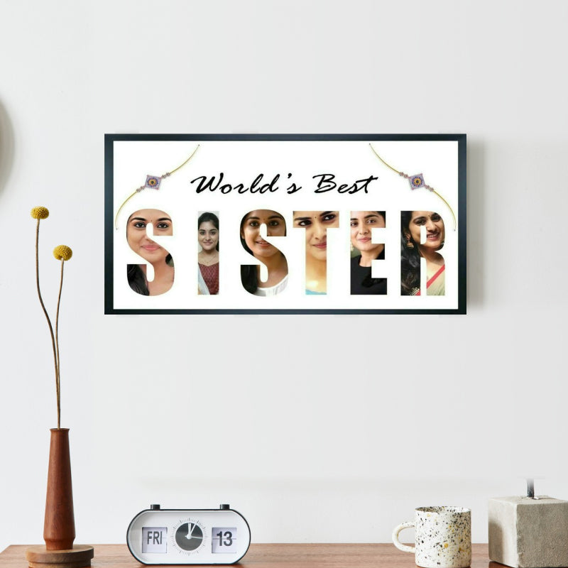 Best Sister Photo Frame - Gift For Sister