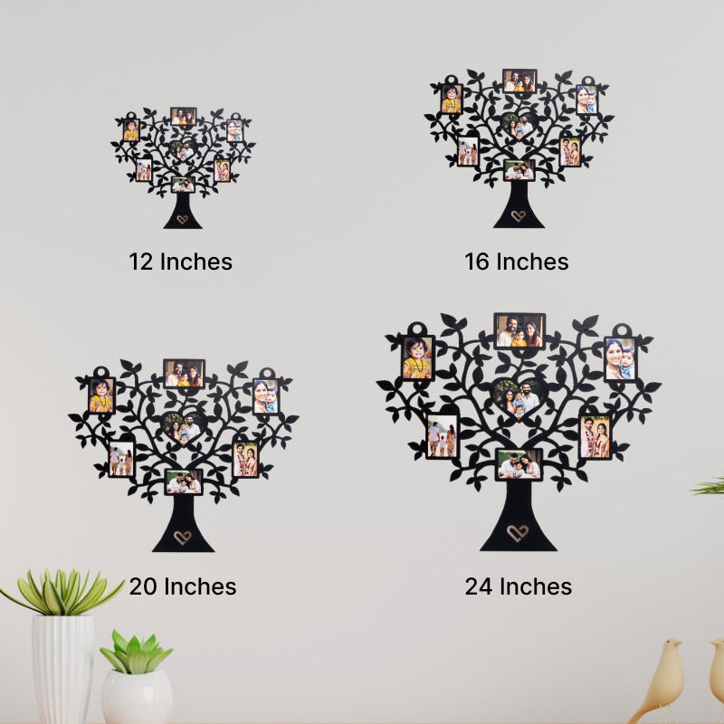 Family Tree Wall Decor with Frames - Photo Frame