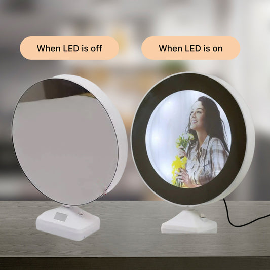 Magic Mirror Photo Frame - 2 in 1 Mirror Photo Frame