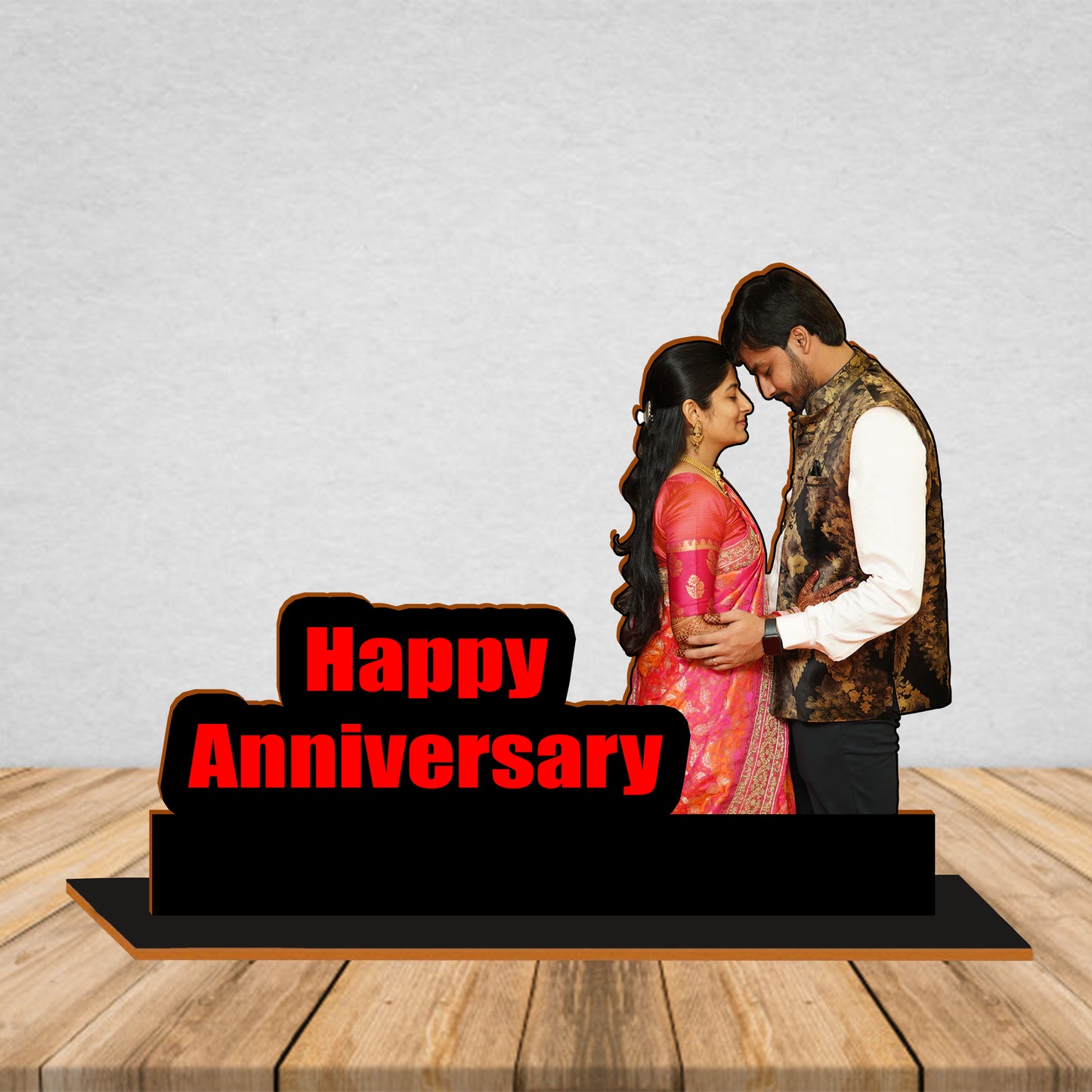 Wooden Photo Standy With Message - Photo Standy