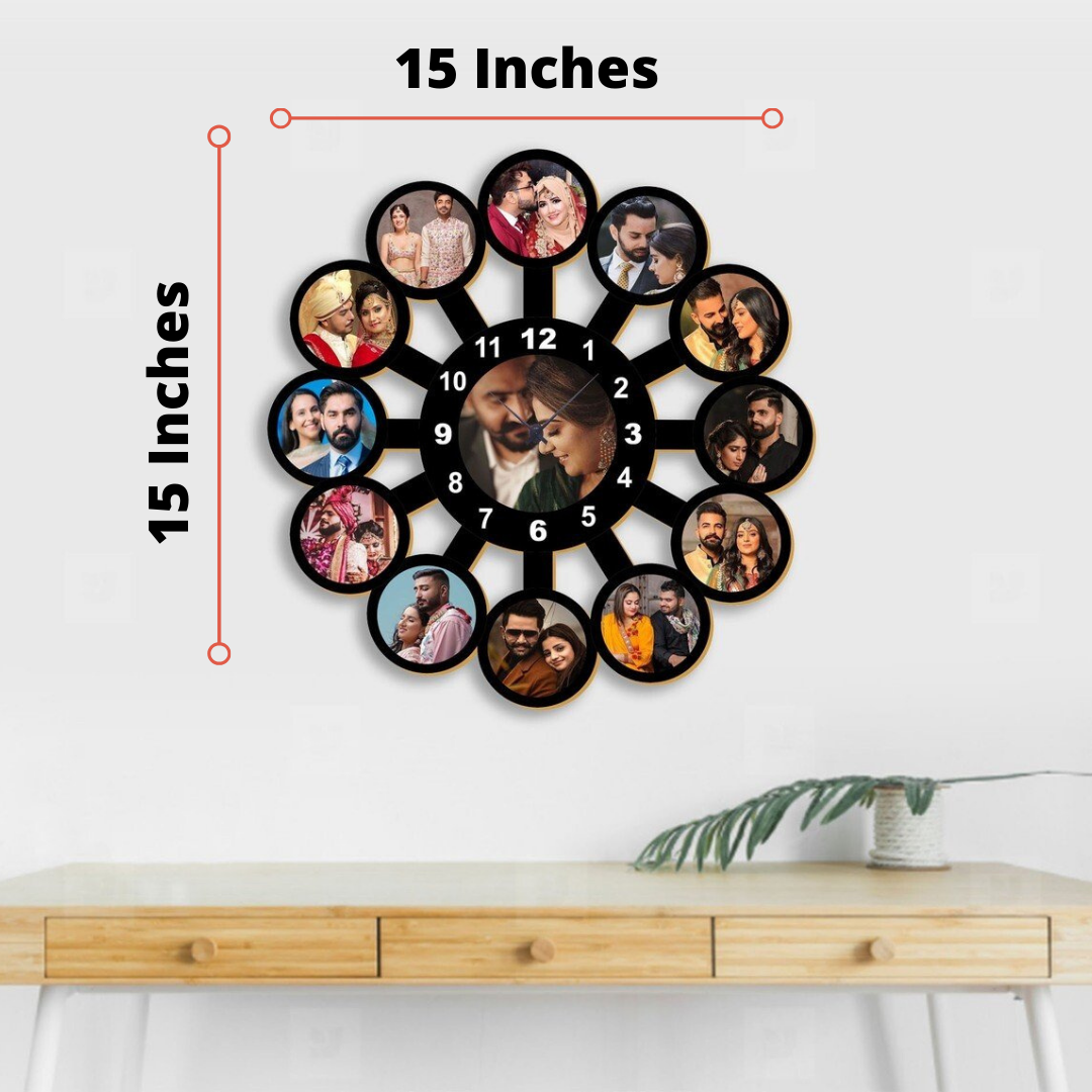 Personalised Photo Wall Clock