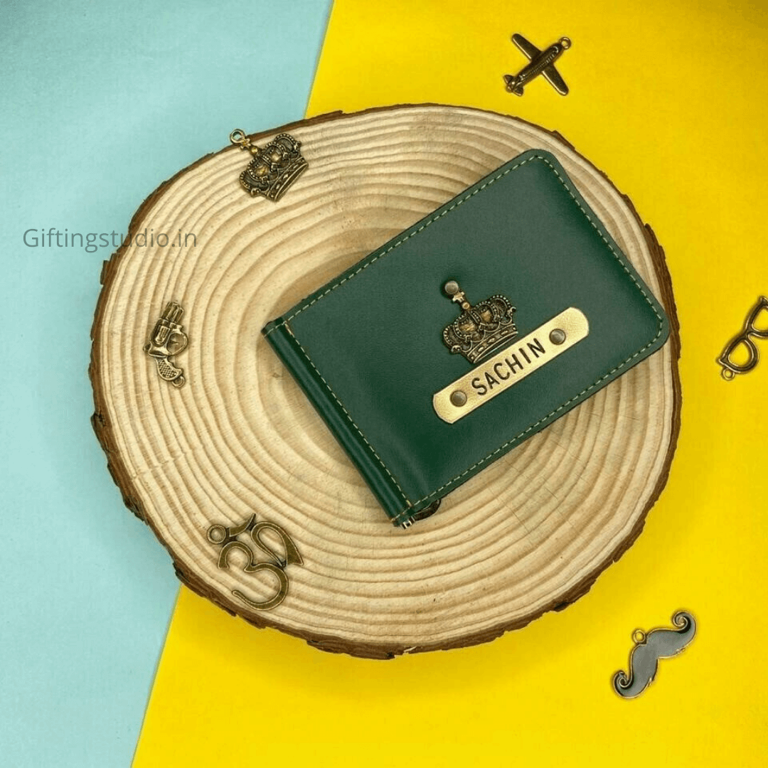 customized money clip wallet