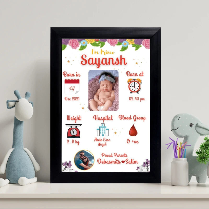 Baby Birth Frame-Live