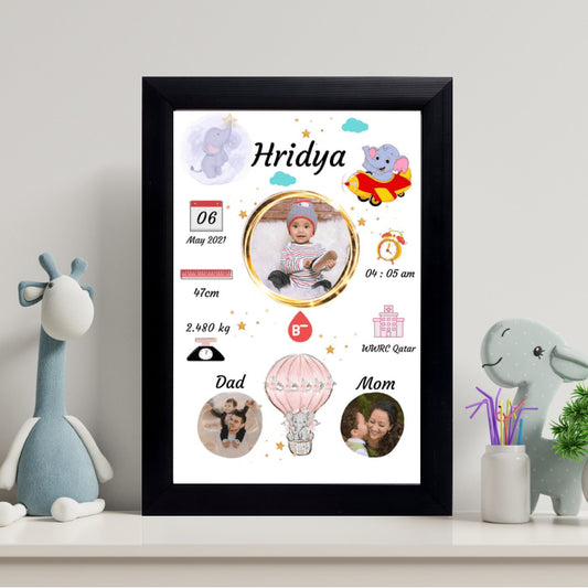 Baby Birth Frame - Design 3