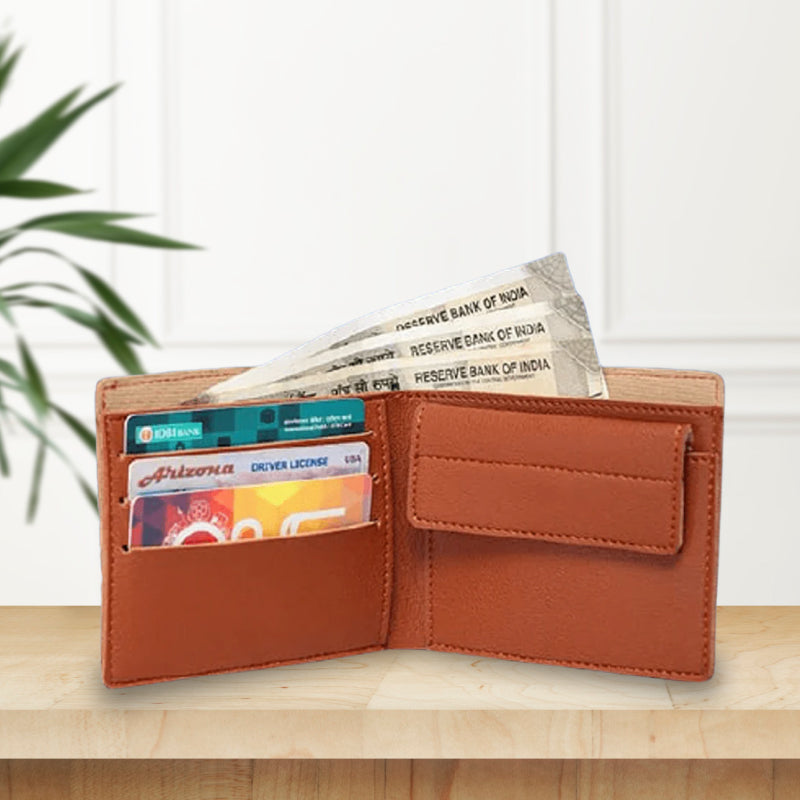 Customized Men's Wallet - Personalised Wallet with Name