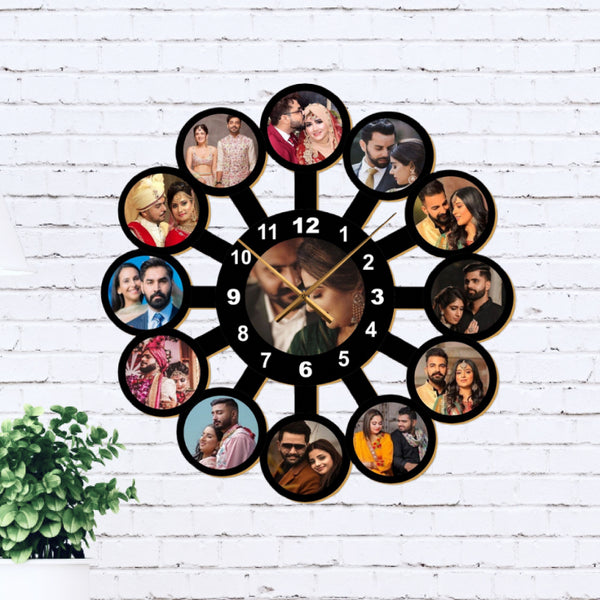 Photo Wall clock | Customised Photo Clock - Gifting Studio ...