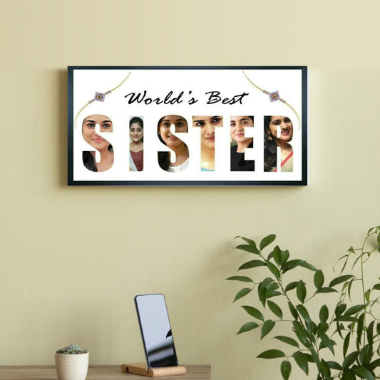 Best Sister Photo Frame - Gift For Sister