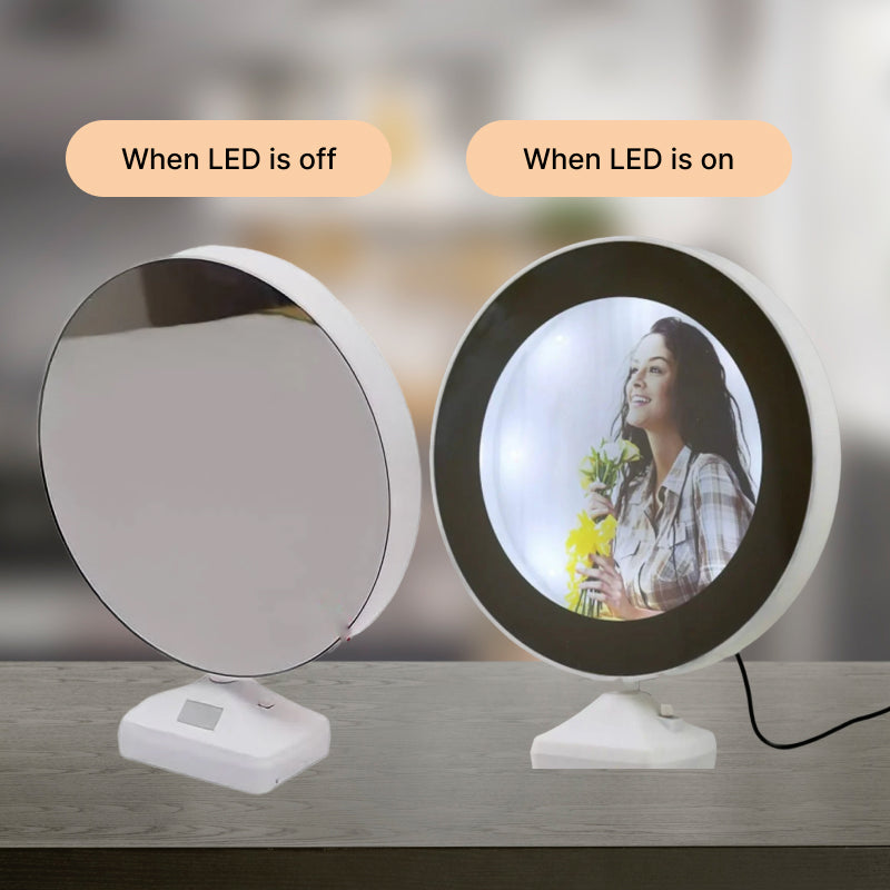 Magic Mirror Photo Frame - 2 in 1 Mirror Photo Frame