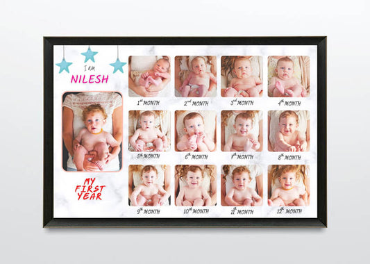 1 to 12 baby frame