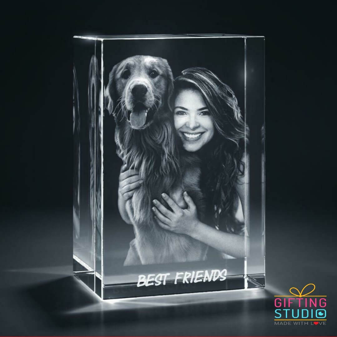3D Crystal Photo Cube | 3D Crystal Photo Gifts Online - Gifting Studio ...