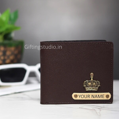 Customized Men's Wallet - Personalised Wallet with Name