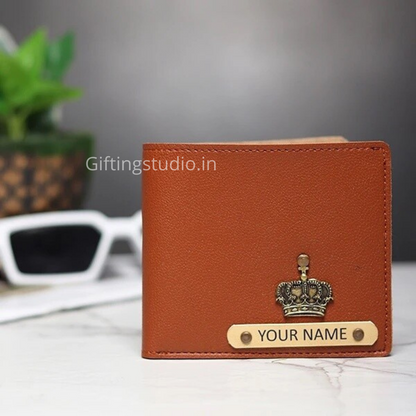 Customized Men's Wallet - Personalised Wallet with Name