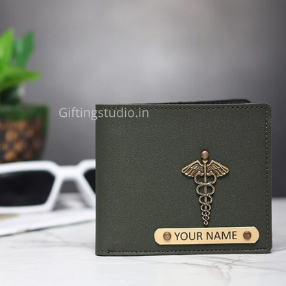 Customized Men's Wallet - Personalised Wallet with Name