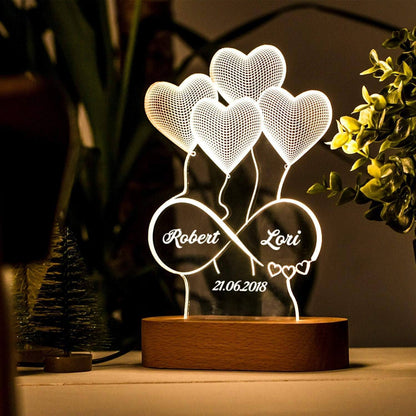 Customised Illusion night lamp