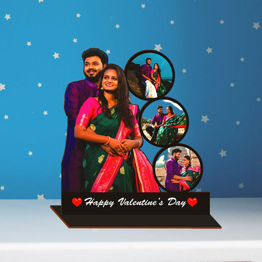 Valentines day Wooden photo Standy (4 photos)